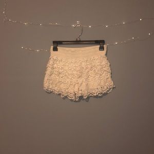 Lace shorts